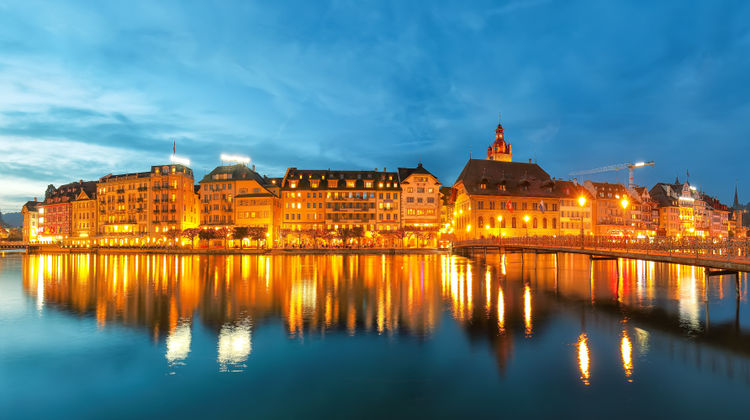 Historic City Center os Lucerne, Switzerland