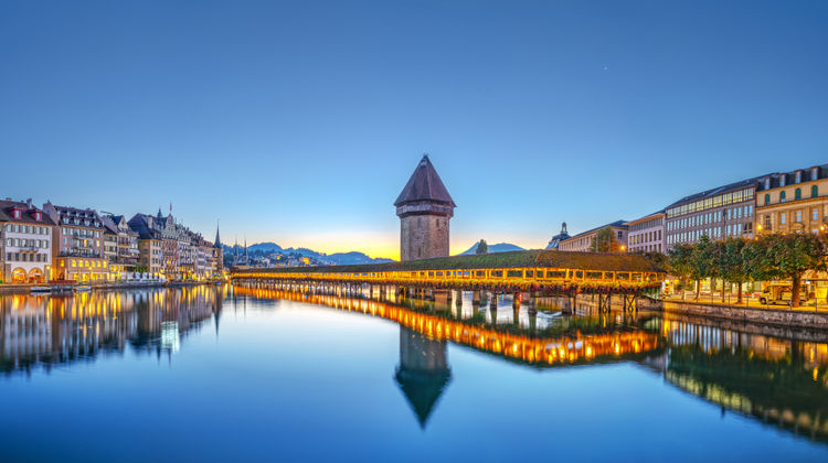 Reuss River, Lucerne, Switzerland