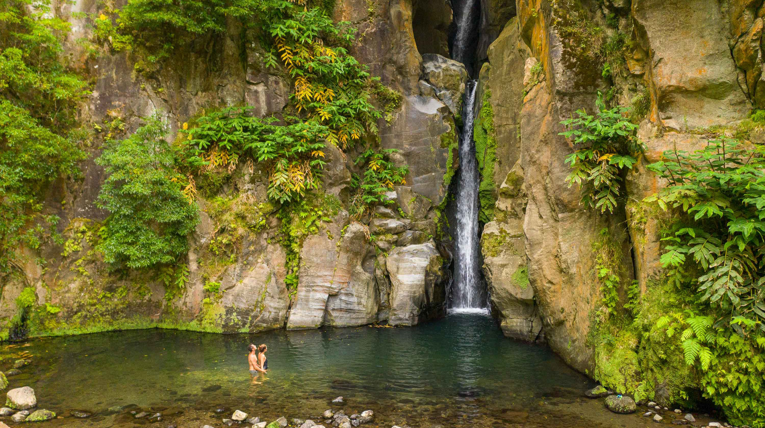 Salto do Cabrito Waterfall, São Miguel Island