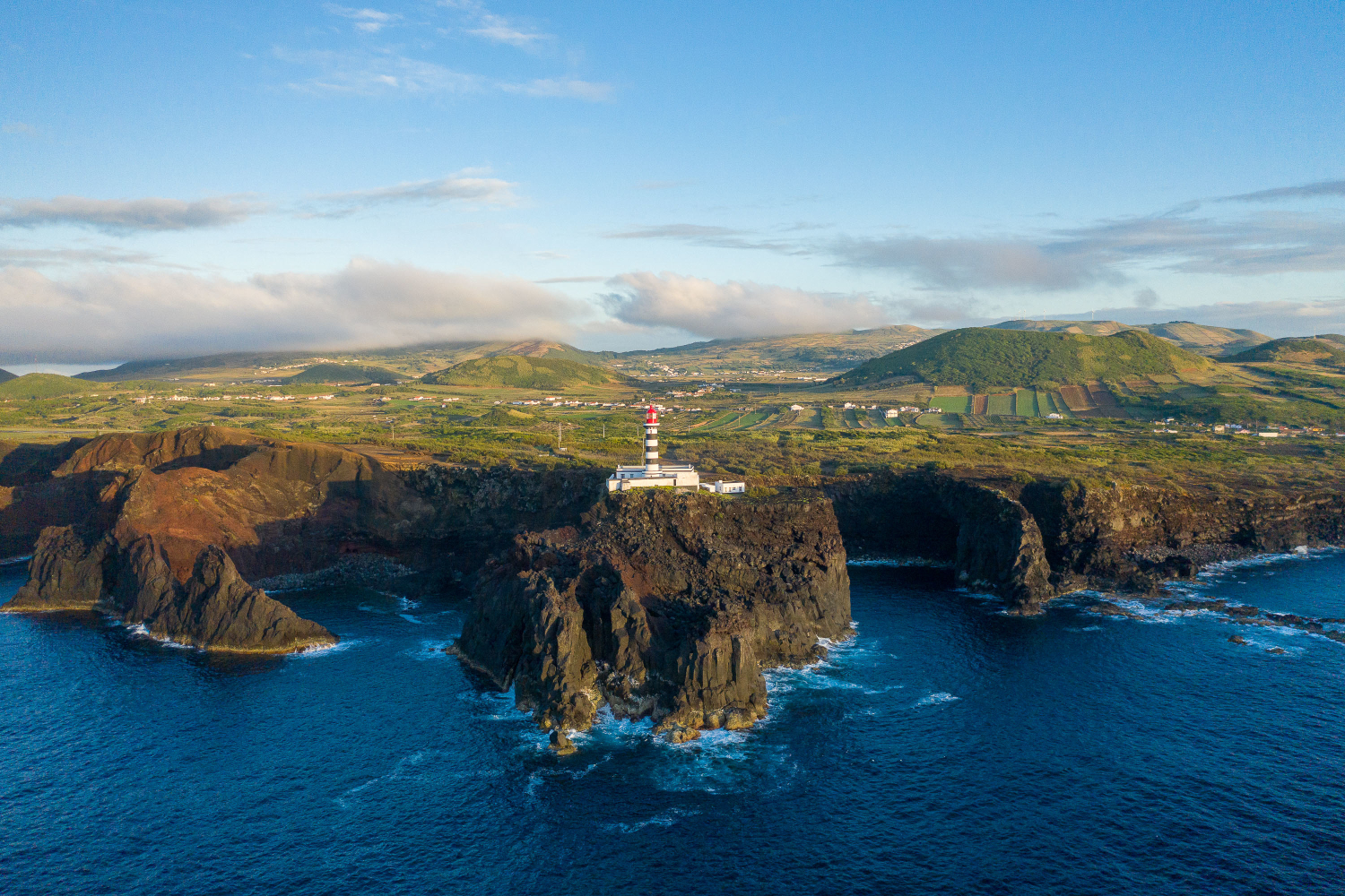 Ponta da Barca Lighthouse, Graciosa Island, Azores