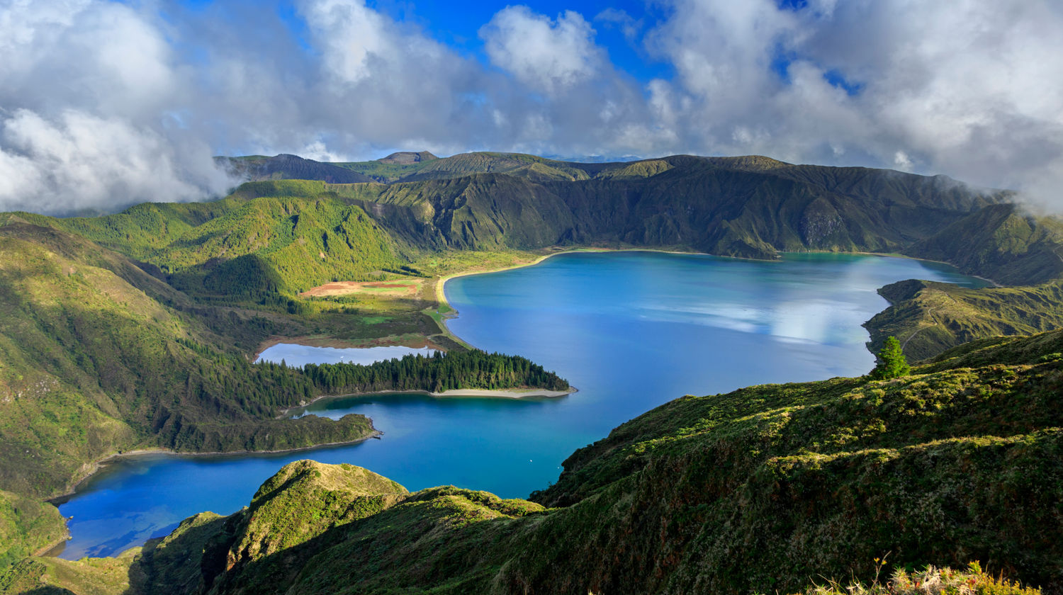 Hiking in São Miguel Island, the Azores, Portugal