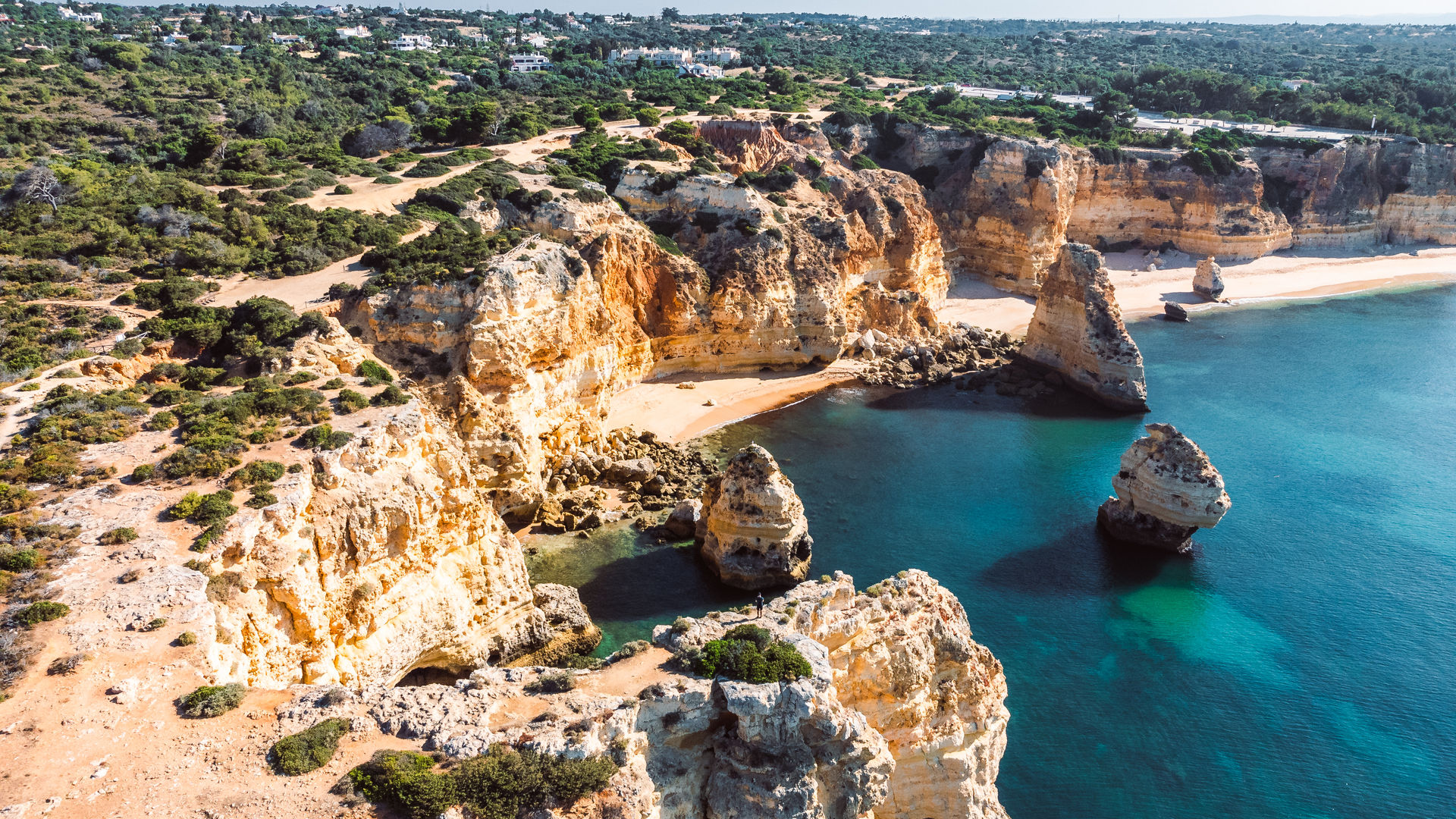 Viewpoint of Praia da Marina Beach, Algarve