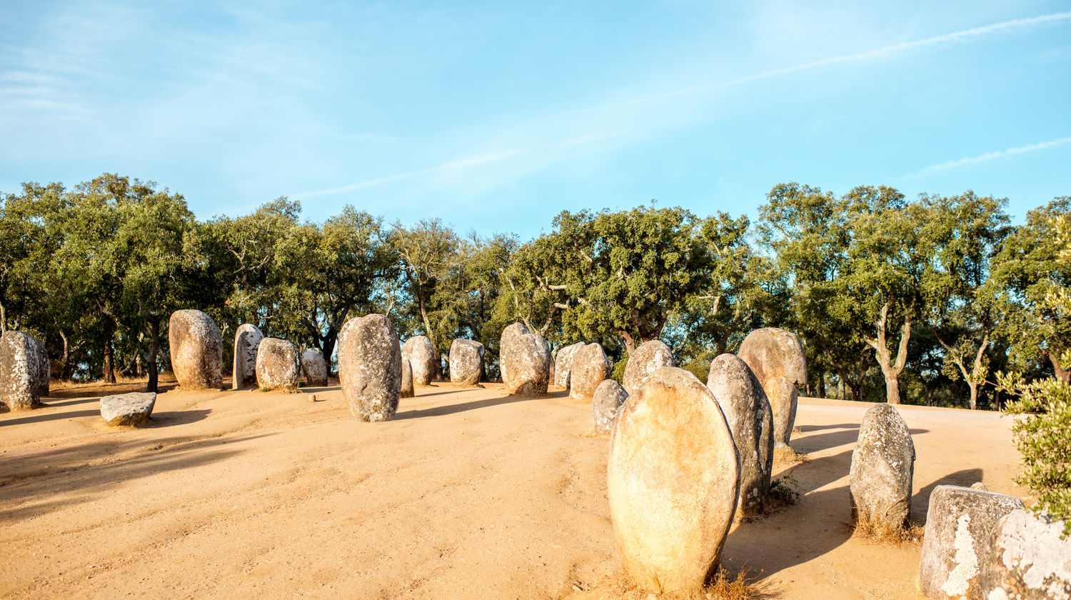 Menhirs in Évora, Portugal