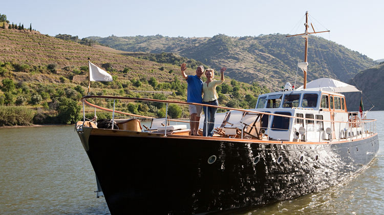 Enjoying a Douro River cruise