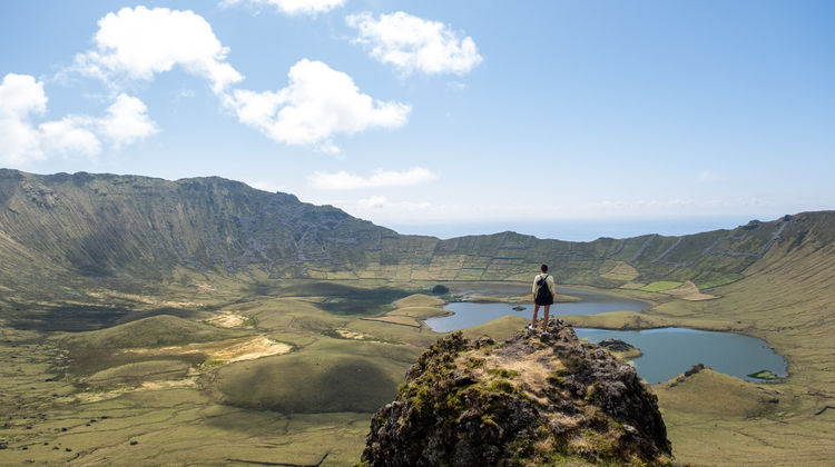 Caldeirão do Corvo, Ilha do Corvo