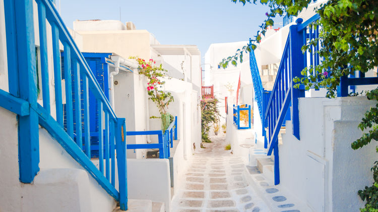 Ruas de Mykonos