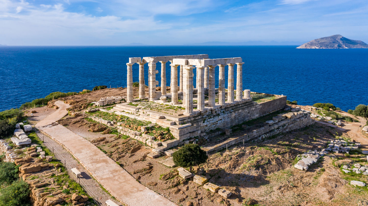 Cabo de Sounio, Templo de Poseidon