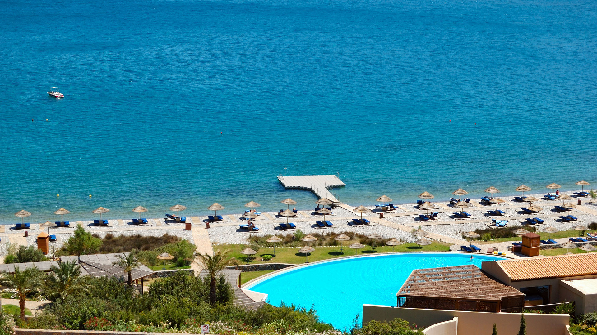 Resort à beira-mar, Creta