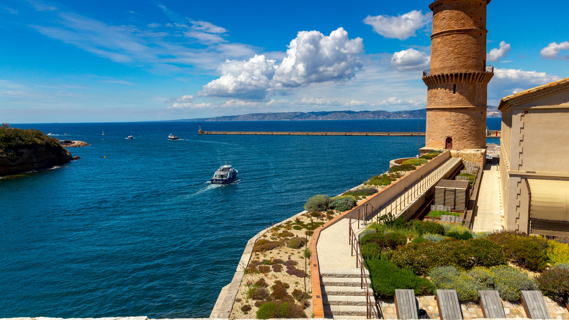 Forte Saint-Jean em Marselha, França