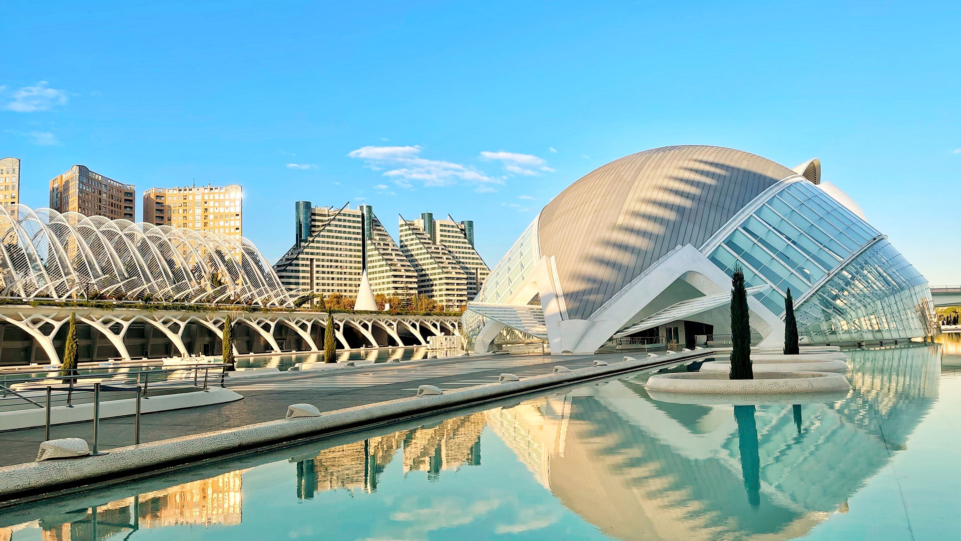 Cidade das Artes e das Ciências em Valência, Espanha