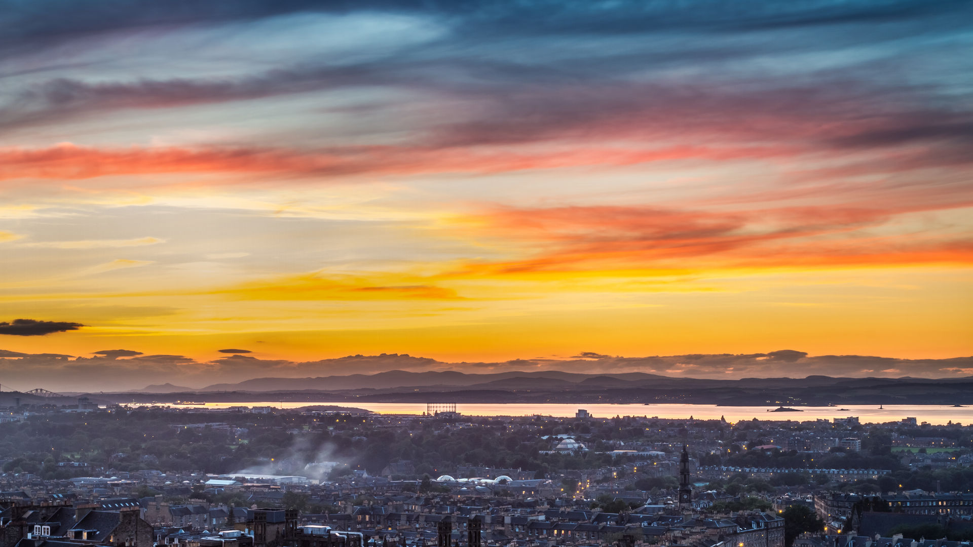 Vista do  Calton Hill, Edimburgo