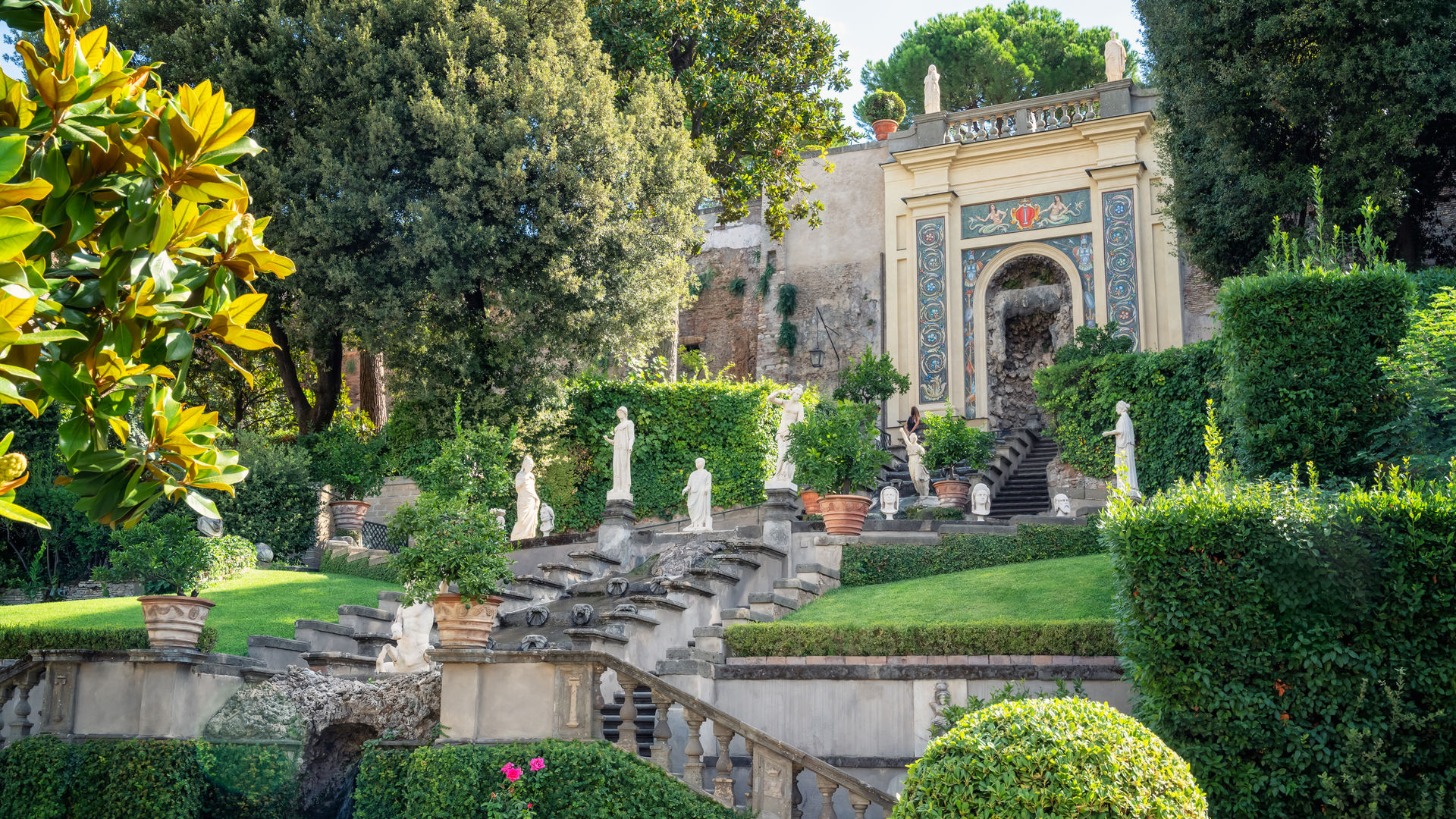Jardins em terraço do Palazzo Colonna, Roma