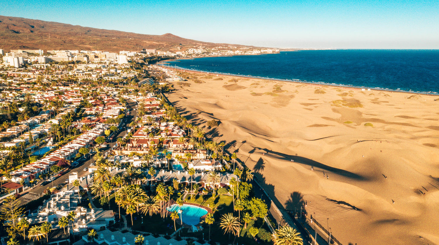 Vista Aérea das Dunas de Maspalomas