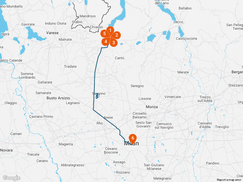 Lago de Como: Carro Incluído