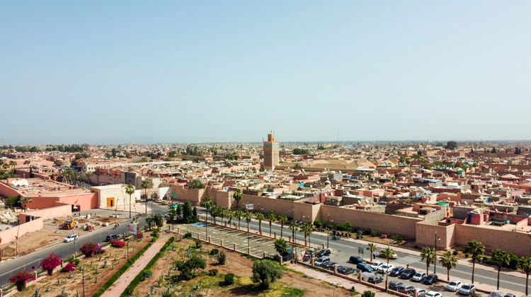 Vista Aérea de Marraquexe
