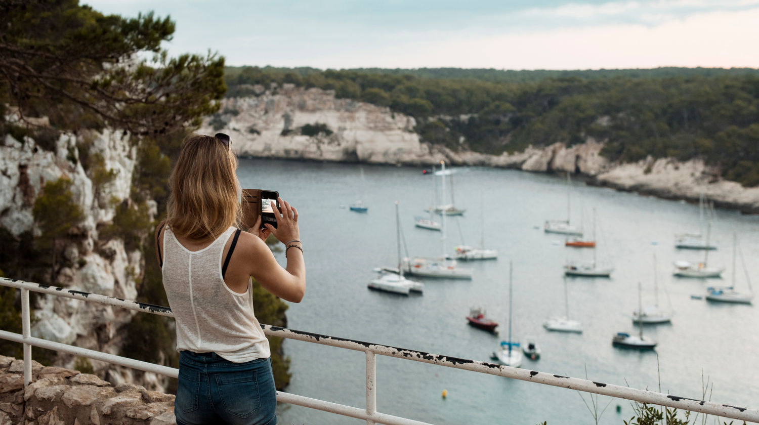 Chegada a Menorca