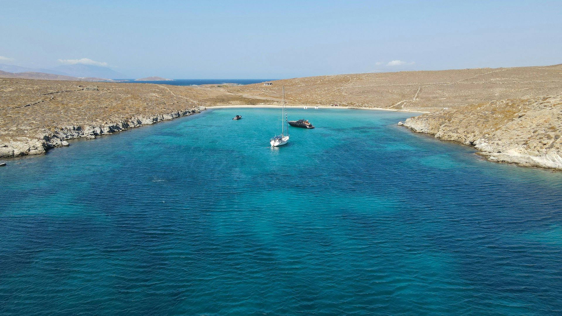 Ilha Rhenia, perto de Mykonos