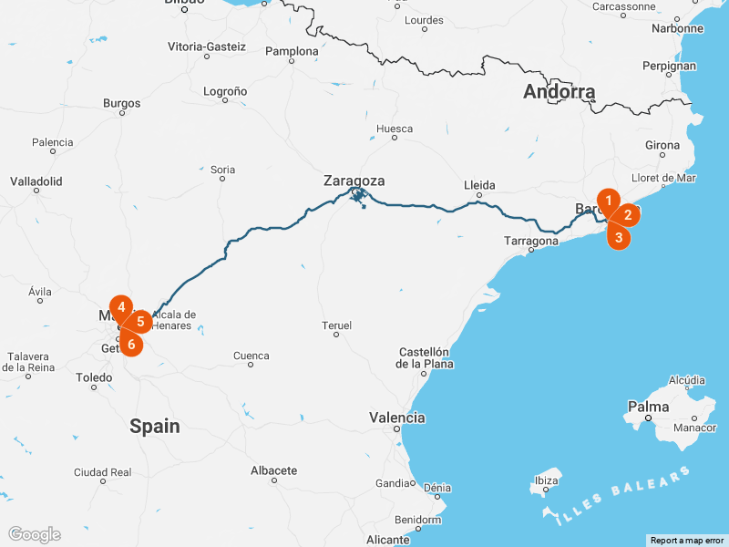 Barcelona & Madrid: Espanha de Comboio