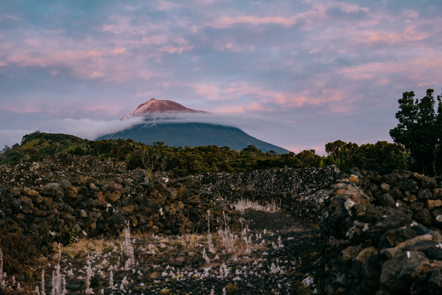 Vista para a Montanha do Pico , Açores, Portugal