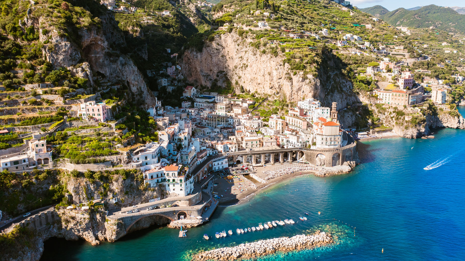 Cidade de Atrani, Costa Amalfitana