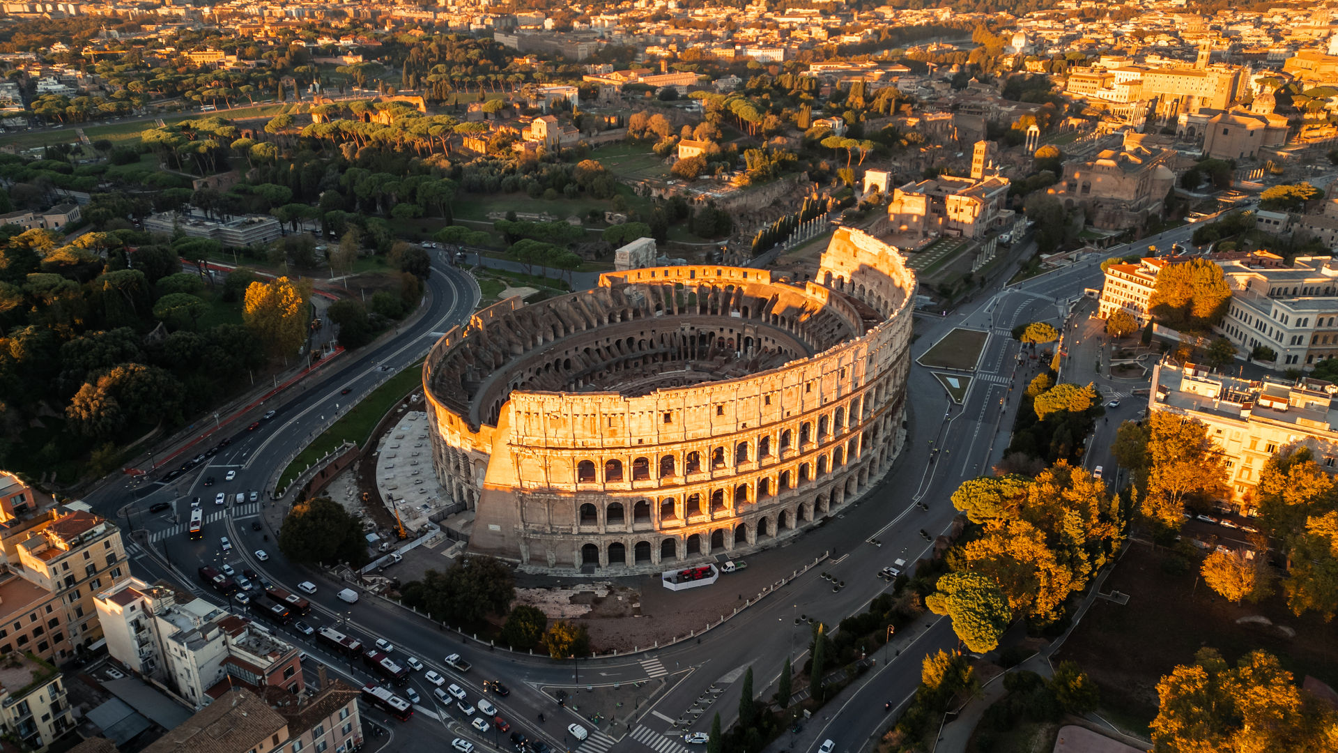 Coliseu em Roma, Itália