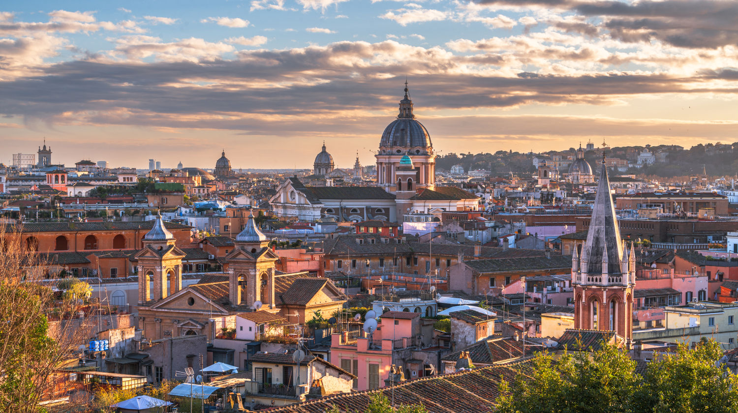 Chegada a Roma