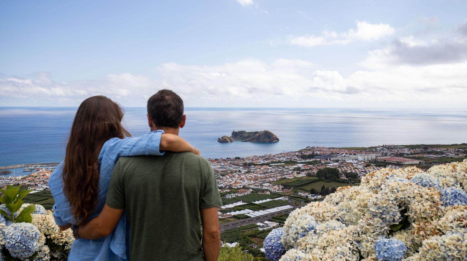 Chegada à Ilha de São Miguel