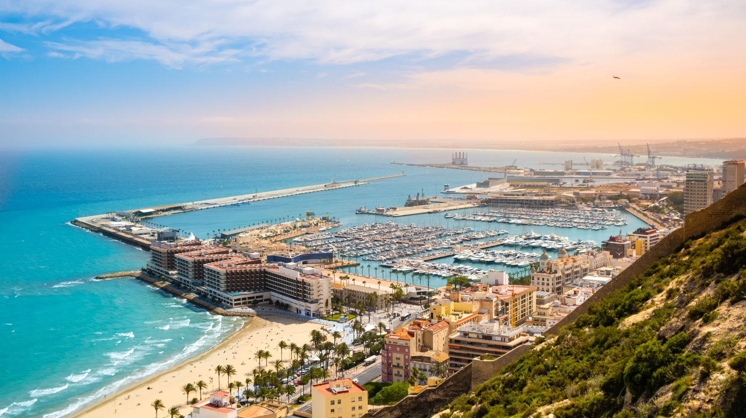 Vista Aérea de Alicante