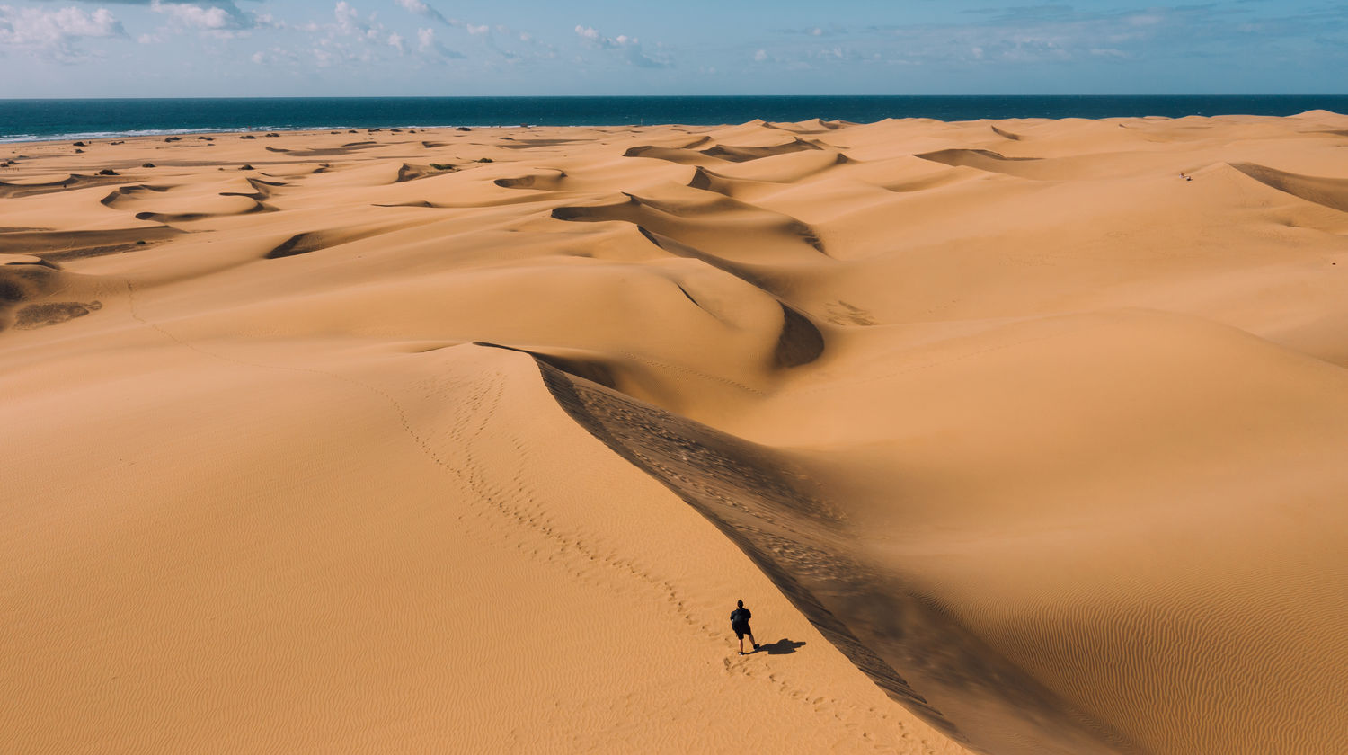 Vista Aérea das Dunas de Maspalomas