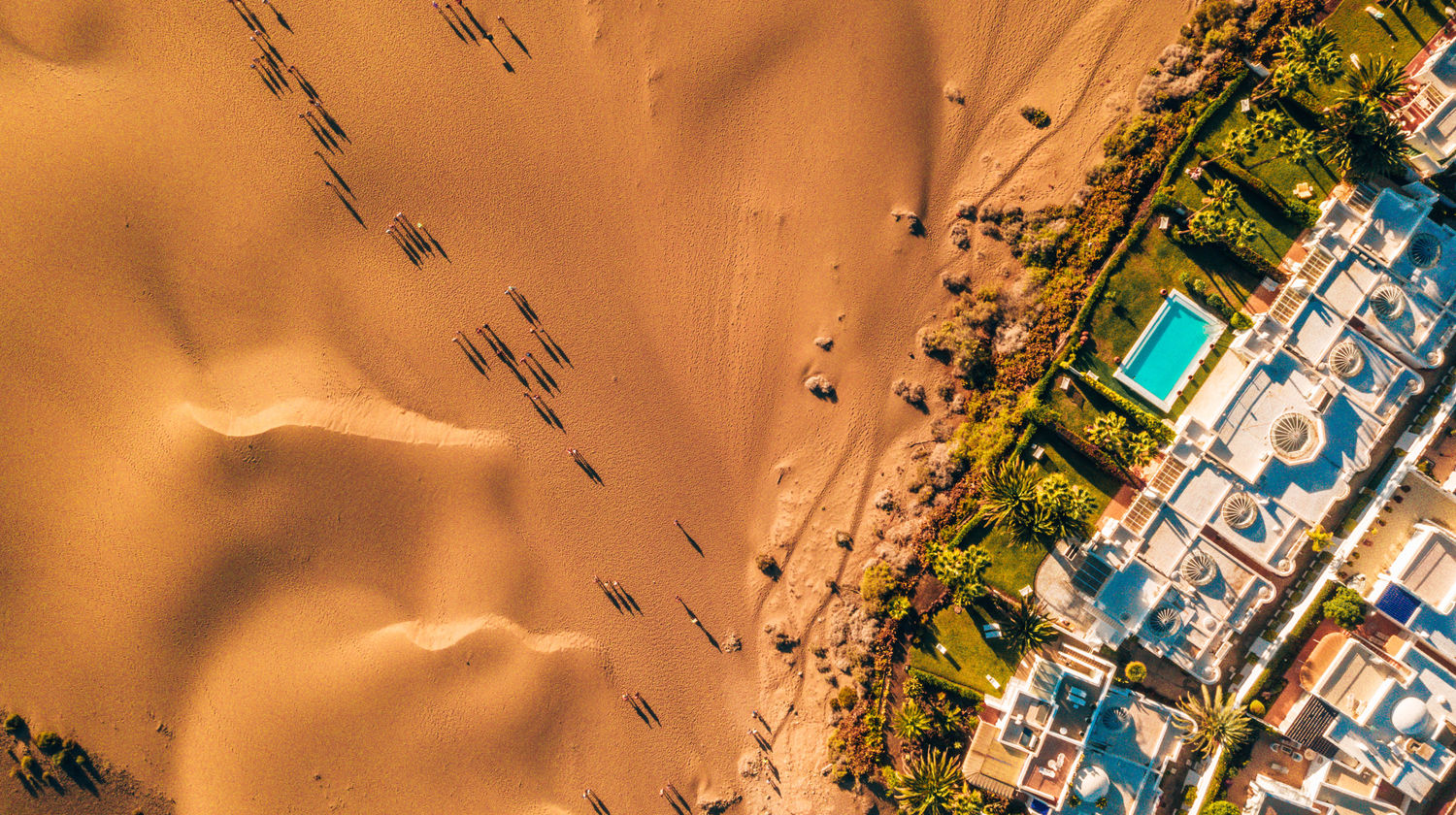 Vista Aérea das Dunas de Maspalomas