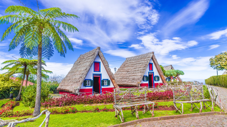 Discover the colorful triangular houses of Santana