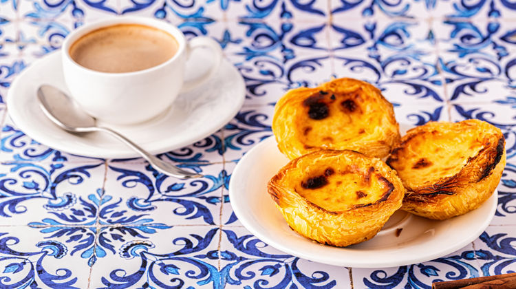 The beloved pastel de nata, Lisbon’s iconic treat