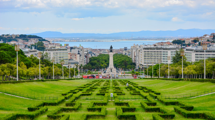 Panoramic views from Lisbon’s Eduardo VII Park