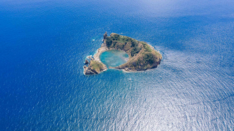 Swim in a volcanic crater off São Miguel’s coast
