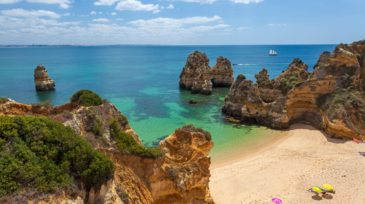 Camilo Beach in Lagos, The Algarve