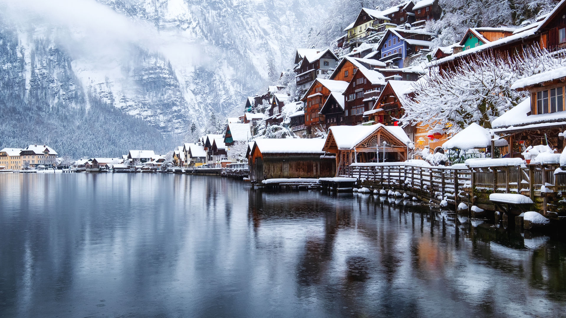 Hallstat village in Austria