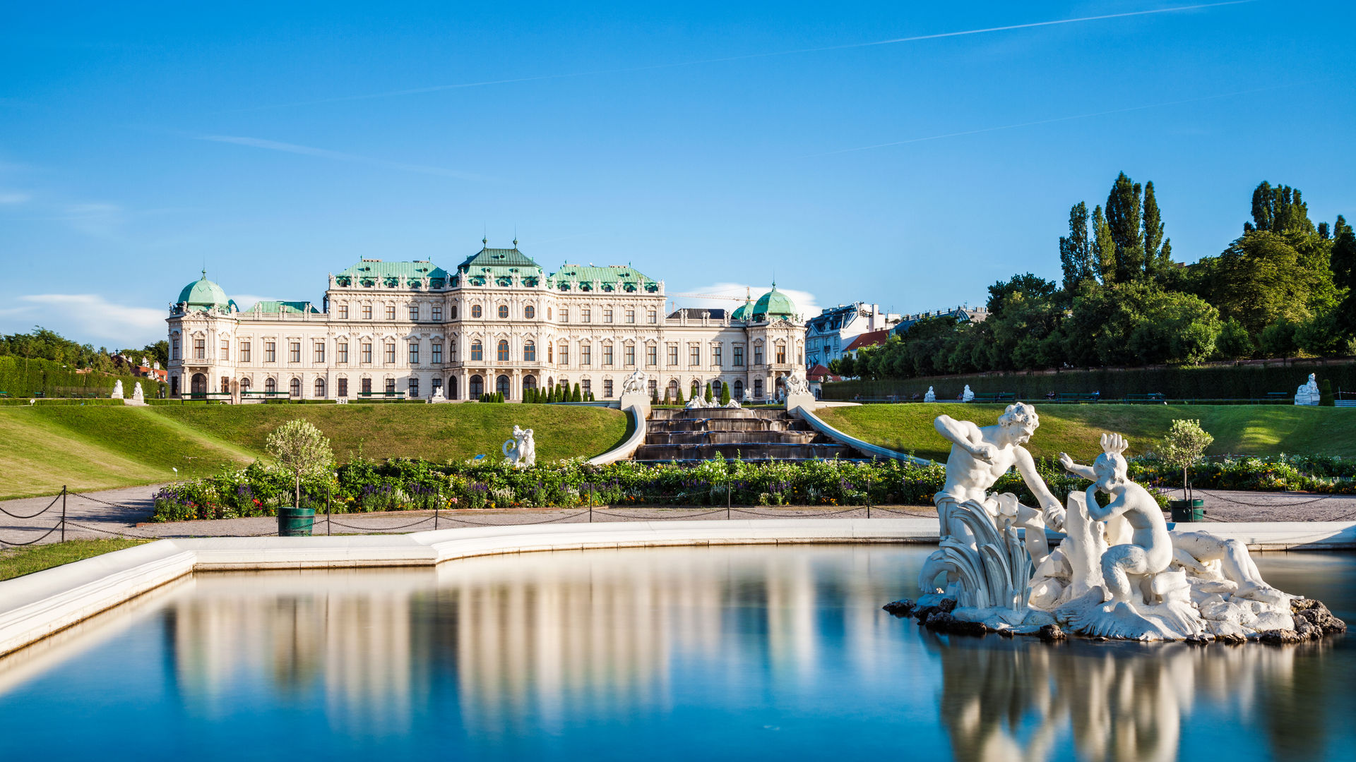 Belvedere Palace in Vienna, Austria