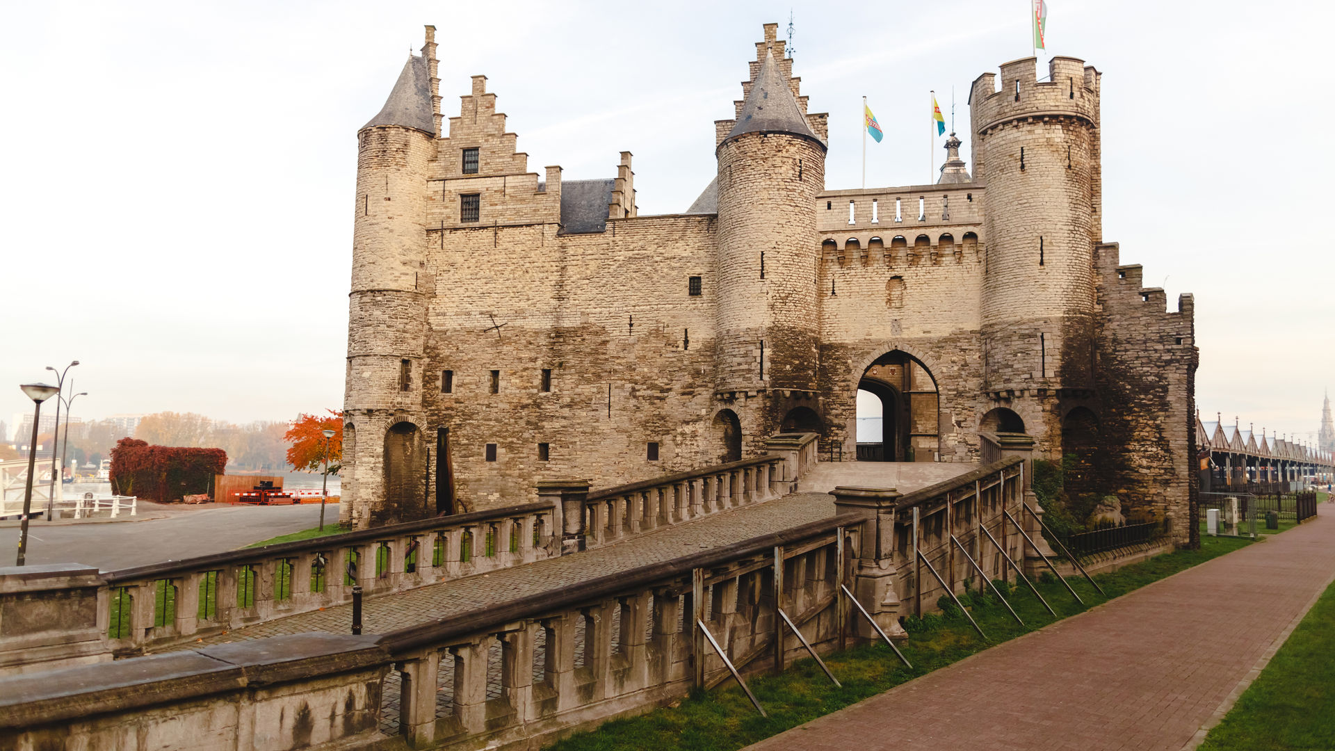 Medieval Fortress of Het Steen in Antwerp, Belgium