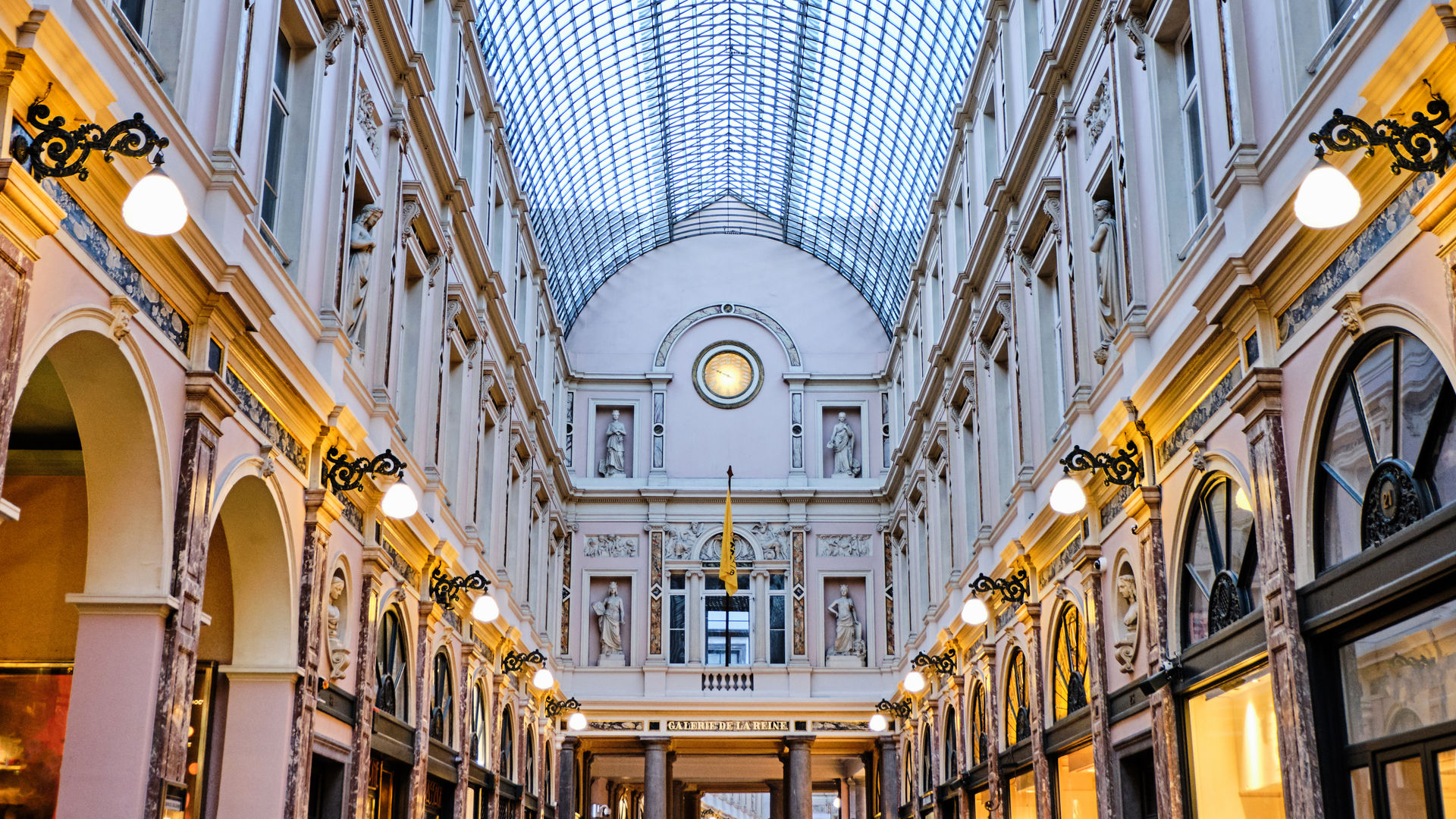 Galeries Royales Saint-Hubert, Brussels, Belgium