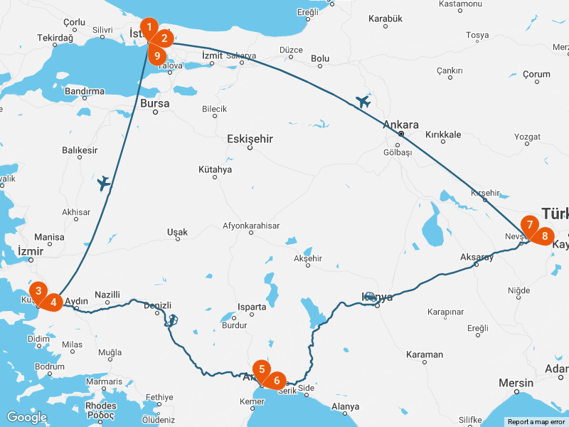 Itinerary