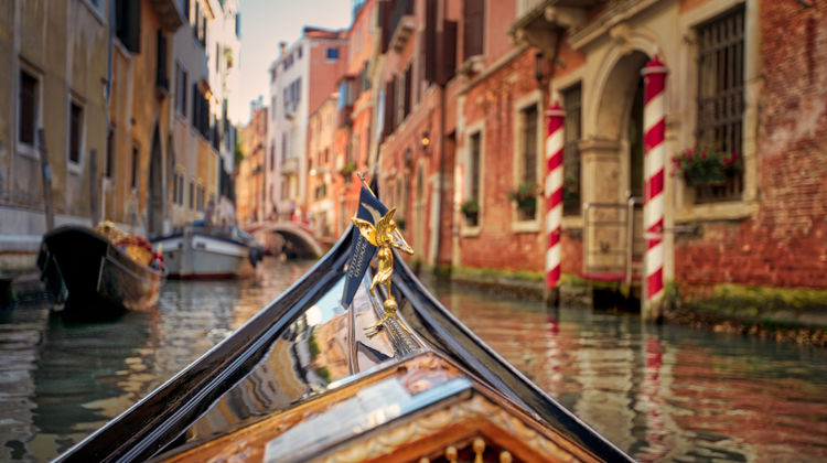Gondolas in Venice, Italy