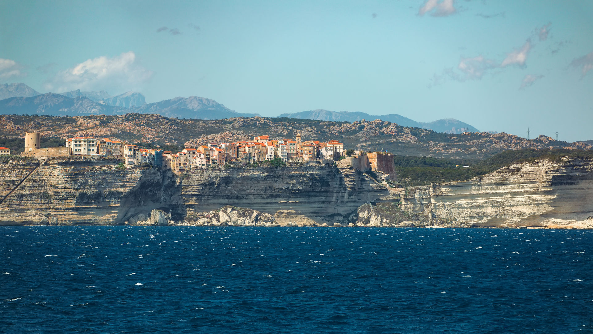 View of Bonifacio Town, Corsica