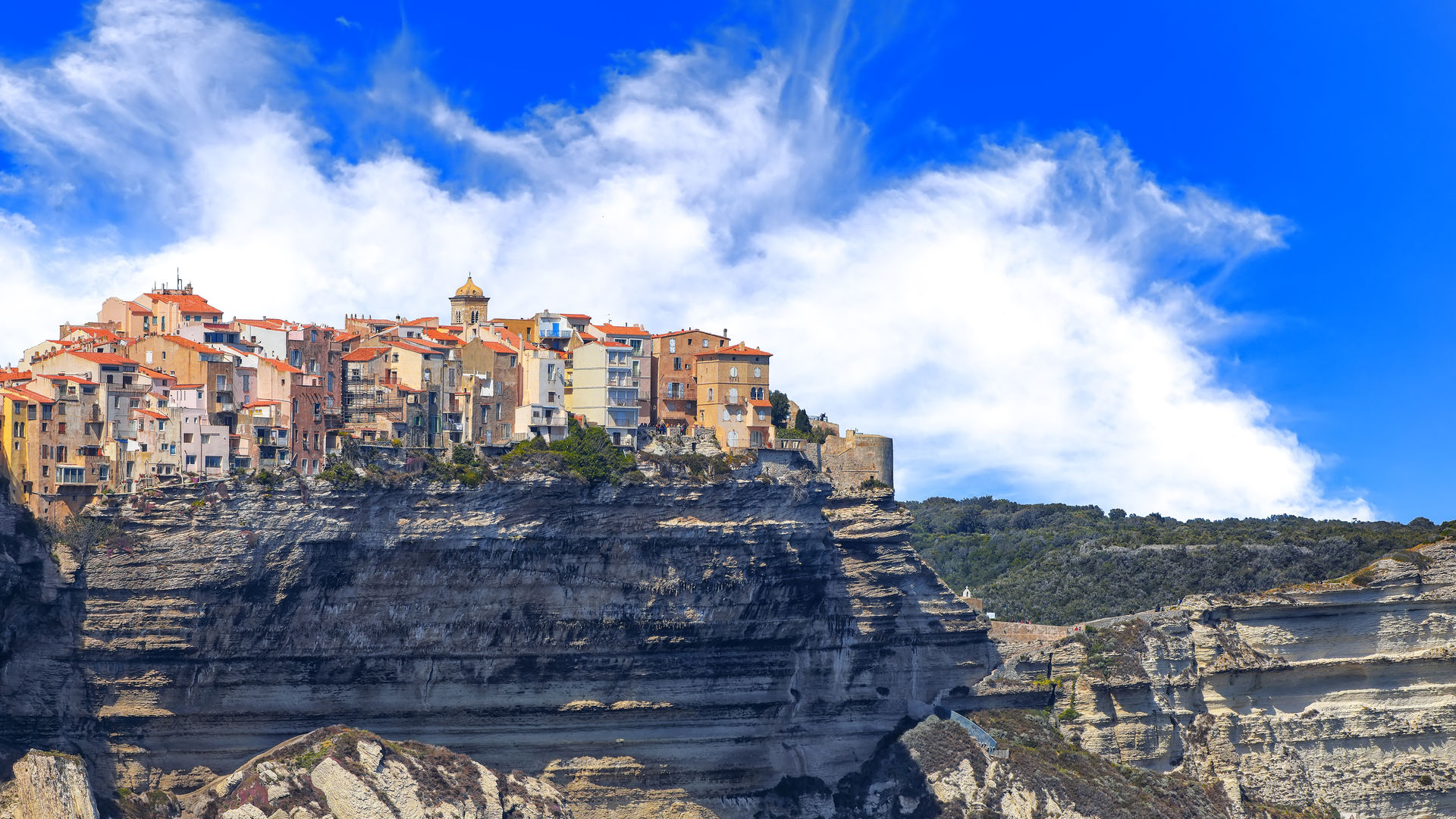 View of Bonifacio Town, Corsica
