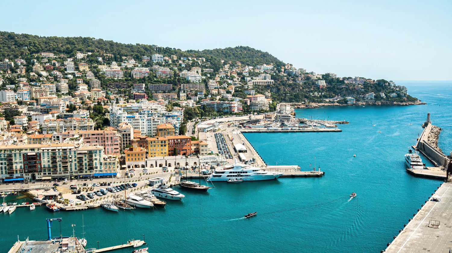 Arrival in Nice