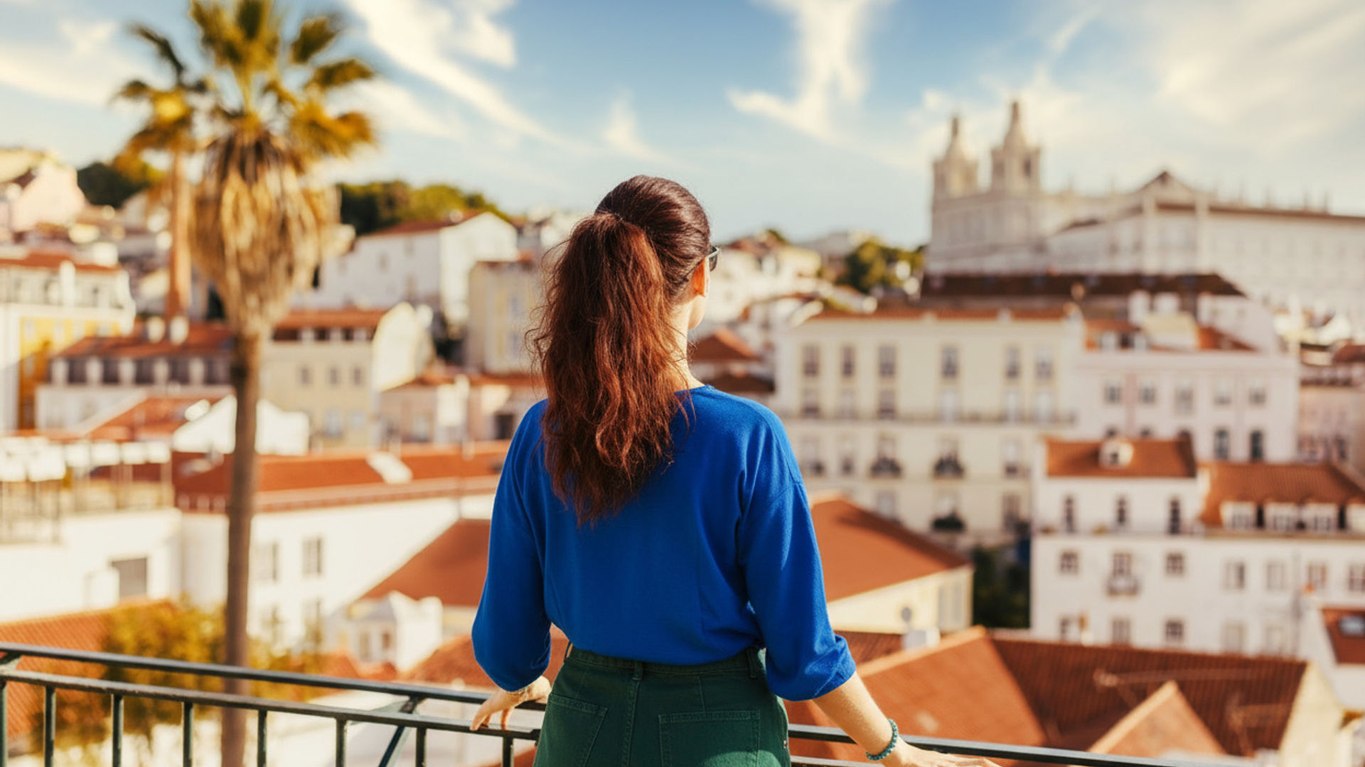 Portas do Sol Viewpoint, Lisbon (Portugal)