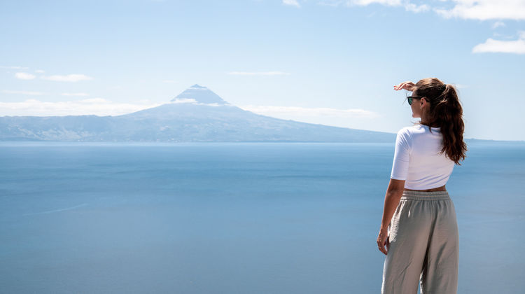 São Jorge Island, just a short ferry ride from Faial, is part of the Triangle Islands