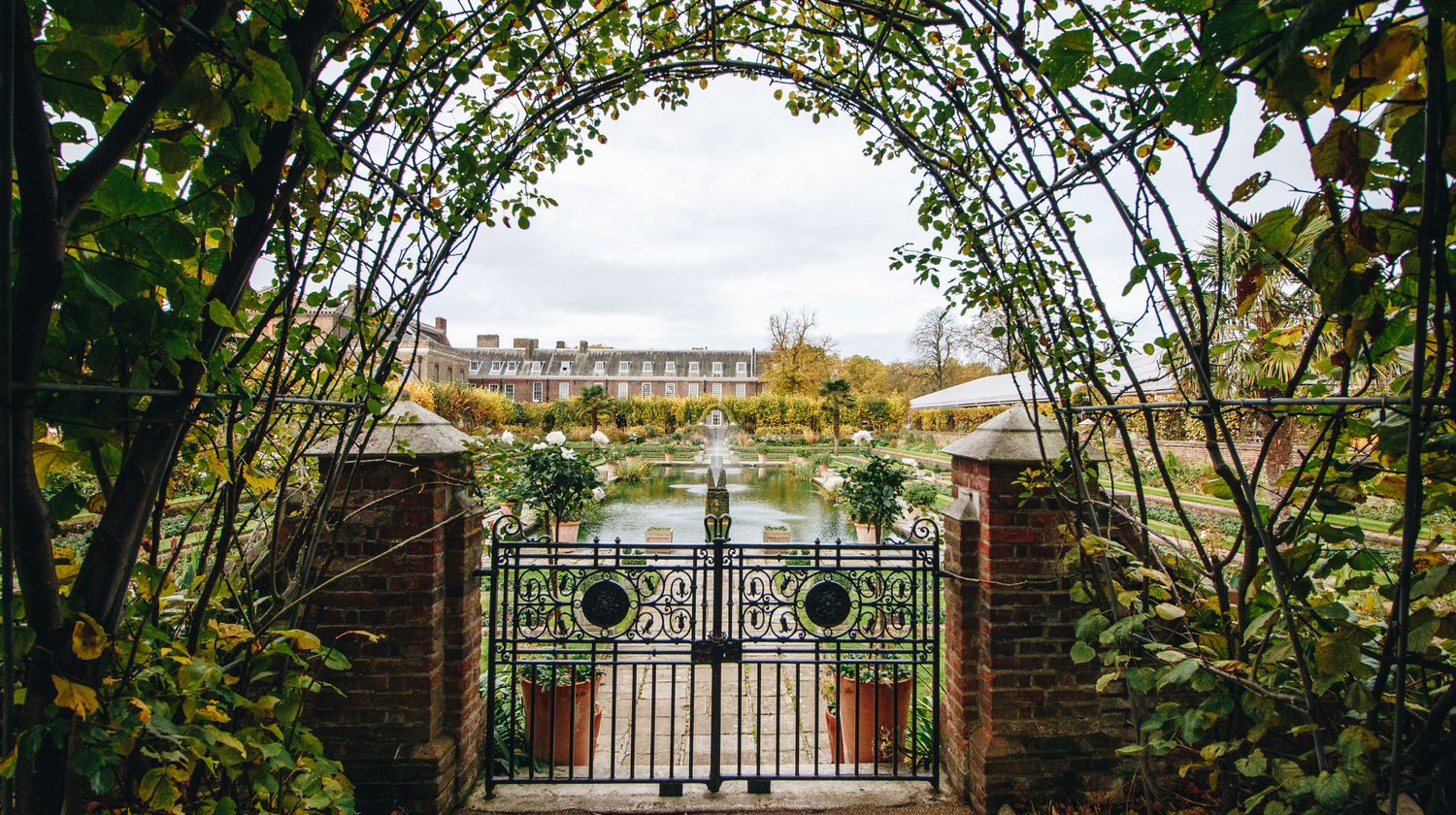 View of the Royal Kensington Gardens, London, England