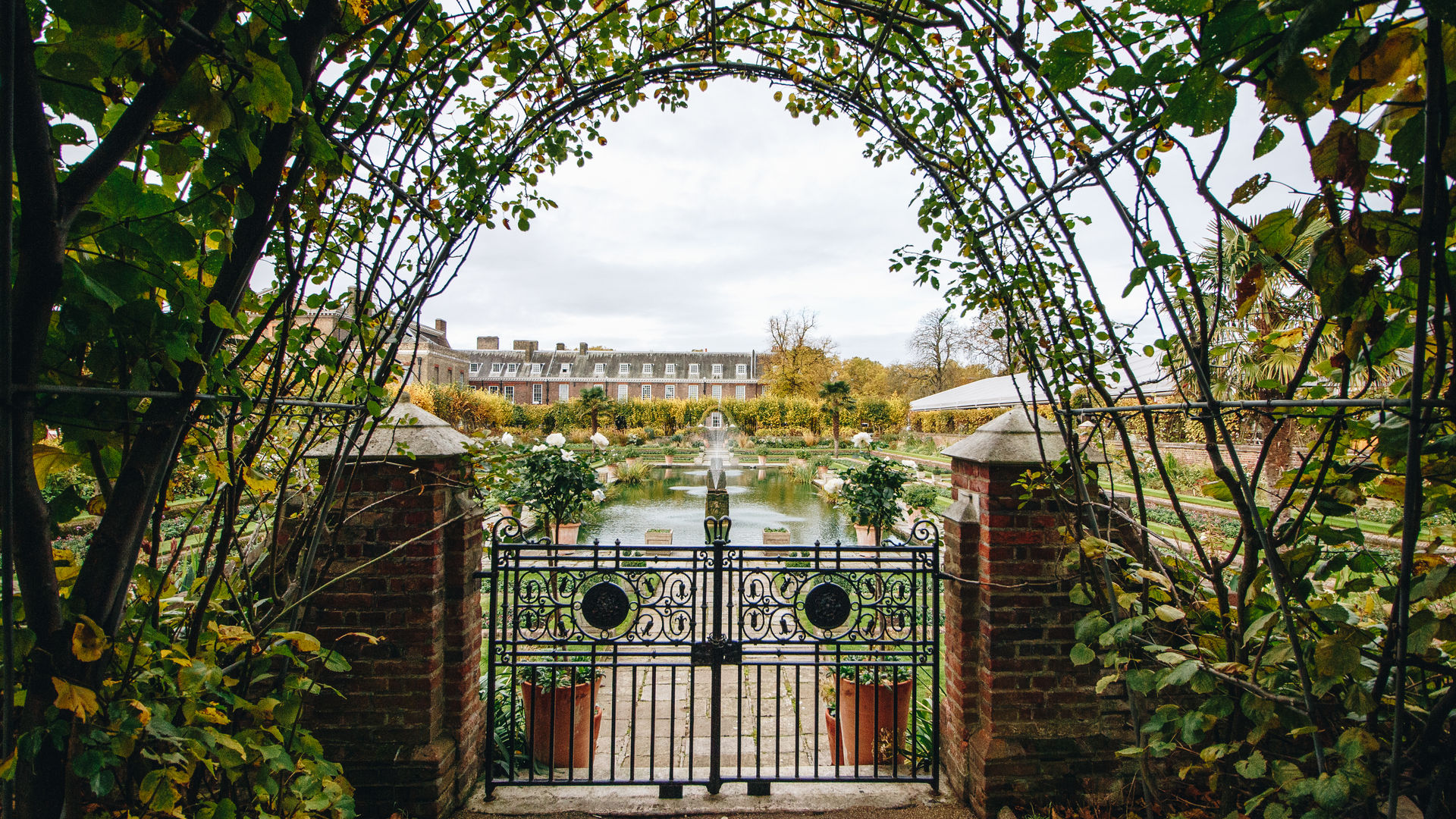 View of the Royal Kensington Gardens, London, England