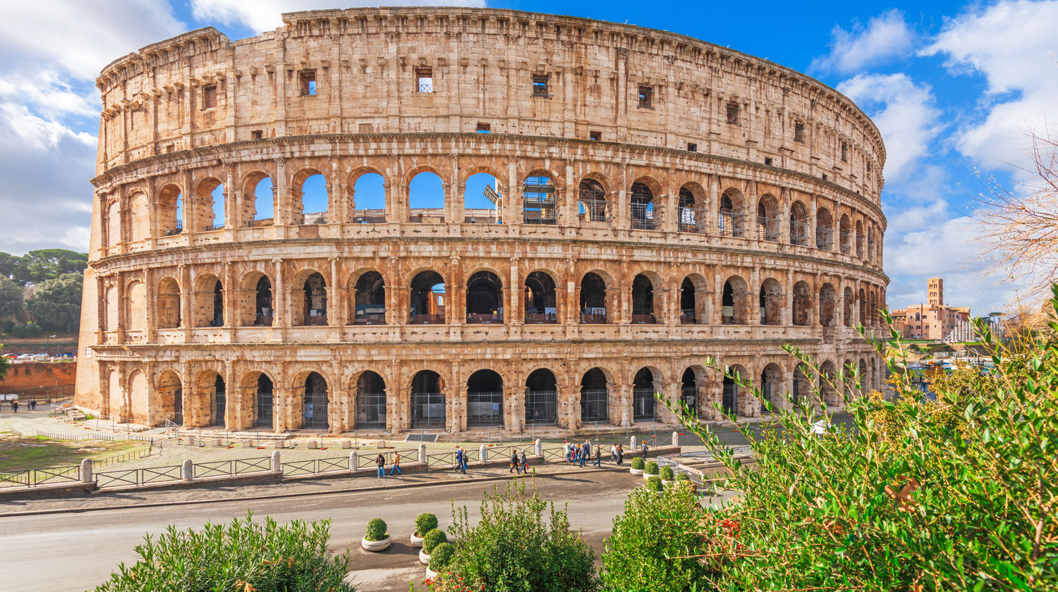 Arrival in Rome