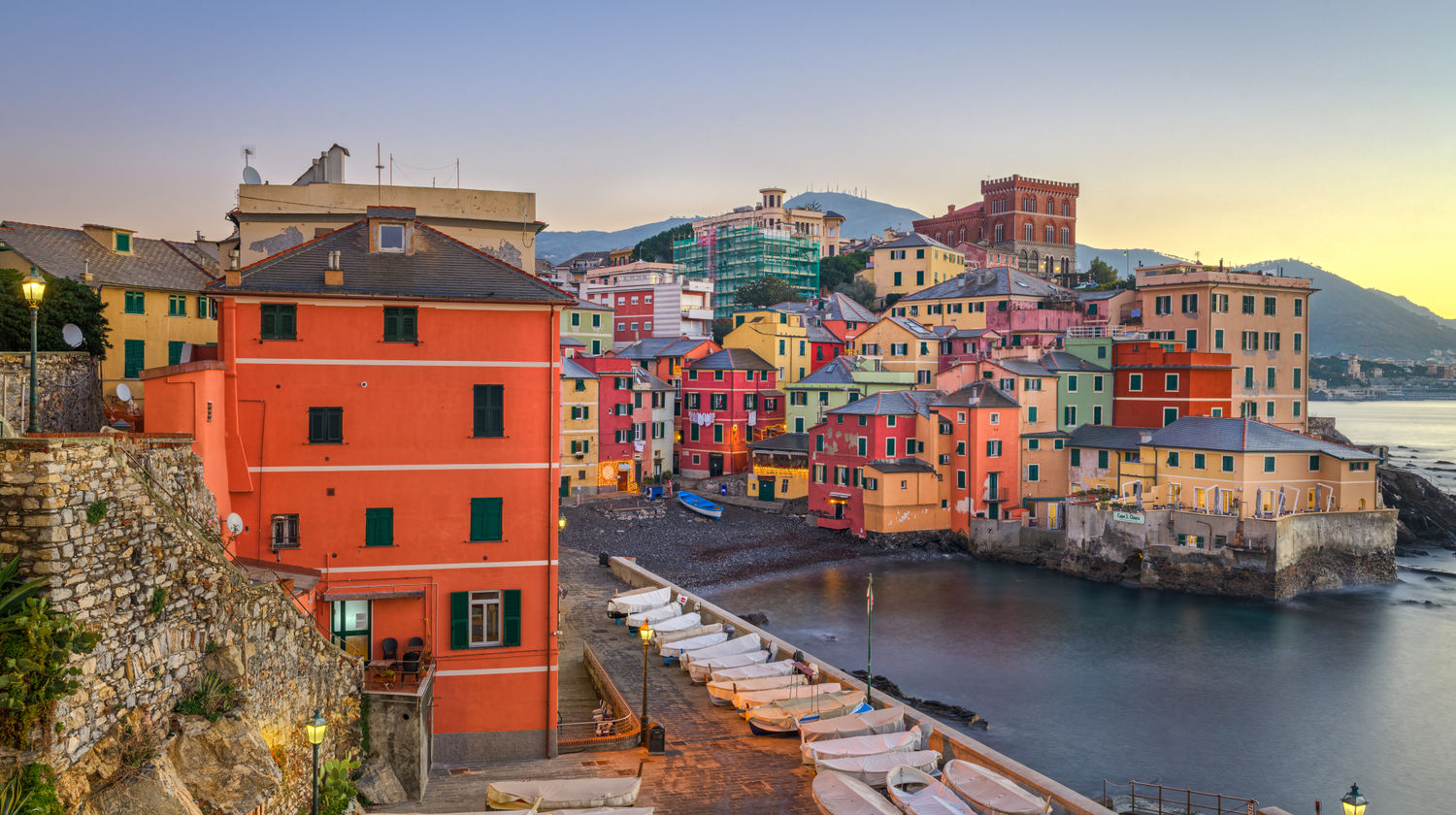 Arrival in Genoa (Italy)